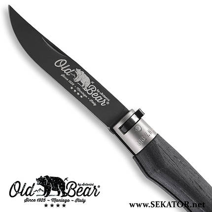 Кишеньковий ніж Old Bear / Олд Бер ® Total Black 9303/23MNK (Італія), фото 2