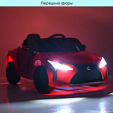 Дитячий електромобіль машина Lexus LC 500 JE1618EBLR-2 (MP3, USB, мотори 2x35W, акум.12V4.5 AH), фото 4