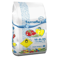 Удобрение ICL Fertilizer Terraflex Терафлекс Т 15-8-25+3,5 MGO+Tе для Томатов, Баклажан, Картофеля, 25 кг