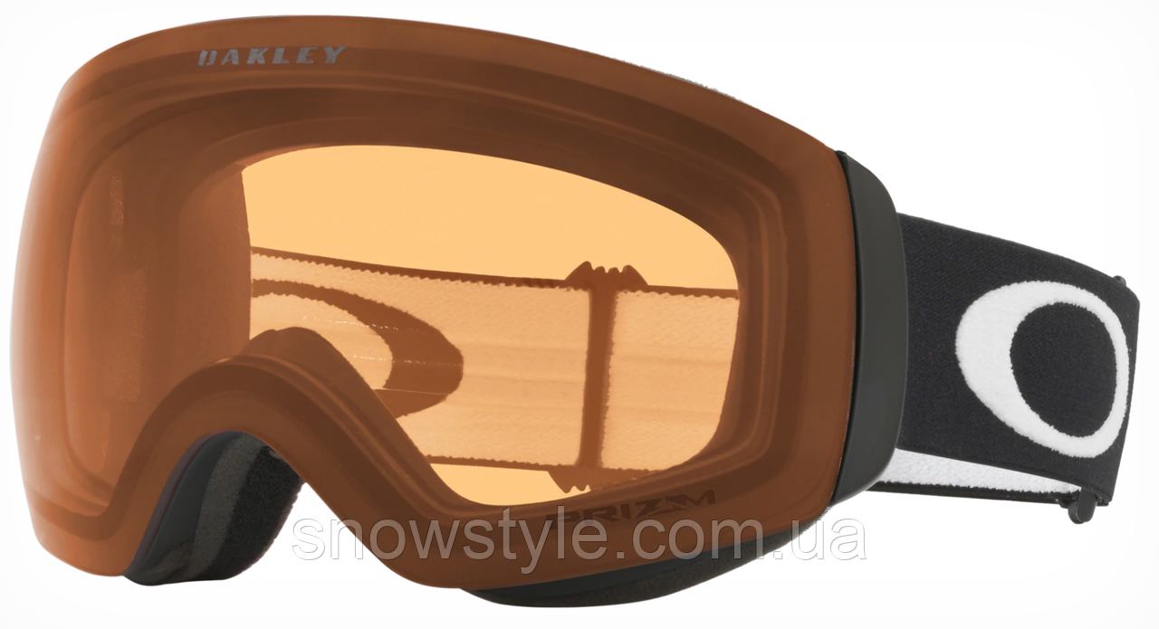 Гірськолижна маска Oakley Flight Deck M XM Matte Black Лінза Prizm Persimmon S2, фото 1