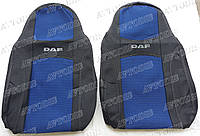 Авточехлы DAF XF 95 1+1 2002-2006 (синий) Nika