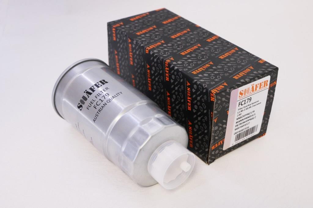 Фільтр паливний SHAFER FC179 Kia Soreento I, 1.9 D-2.5 D, 99-, Fiat, Iveco 2.8 D