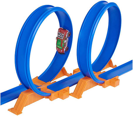 Трек Сила подвійного кільця з динозавром T-Rex Adventure Force Double Loop Chomp and Crunch, фото 2