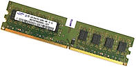 Оперативная память Samsung DDR2 2Gb 800MHz PC2 6400U CL6 (M378T5663EH3-CF7) Б/У