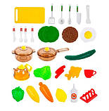 Дитяча кухня 758А/B Happy Little Chef з водою, 33 предмети, 83 см, два кольори, фото 5