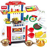 Дитяча кухня 758А/B Happy Little Chef з водою, 33 предмети, 83 см, два кольори, фото 3