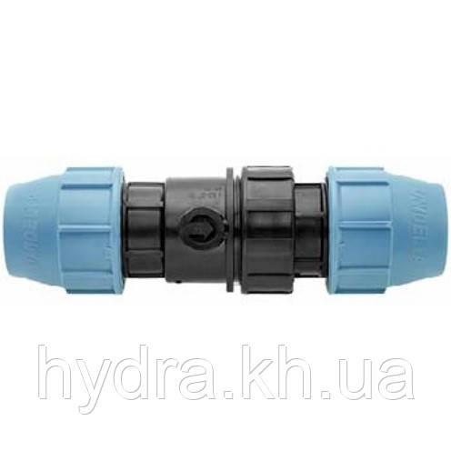 Зворотний клапан д. 40 затискний Unidelta