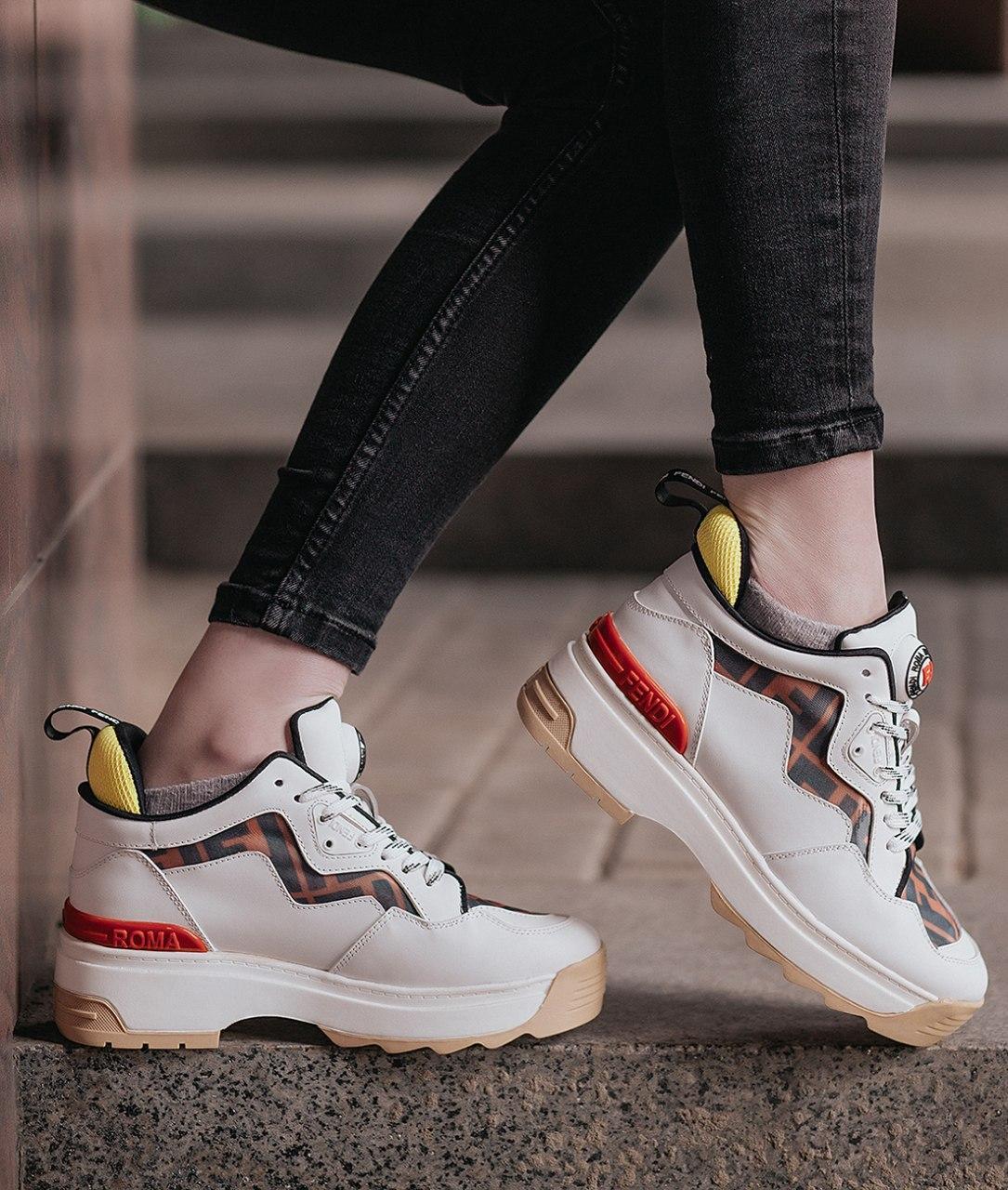 fendi t rex sneakers