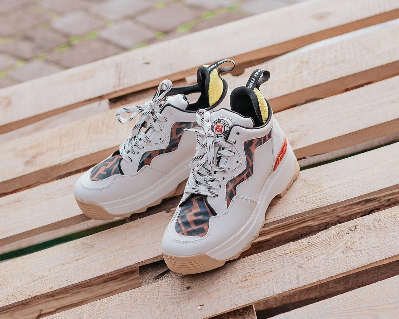 fendi t rex sneakers