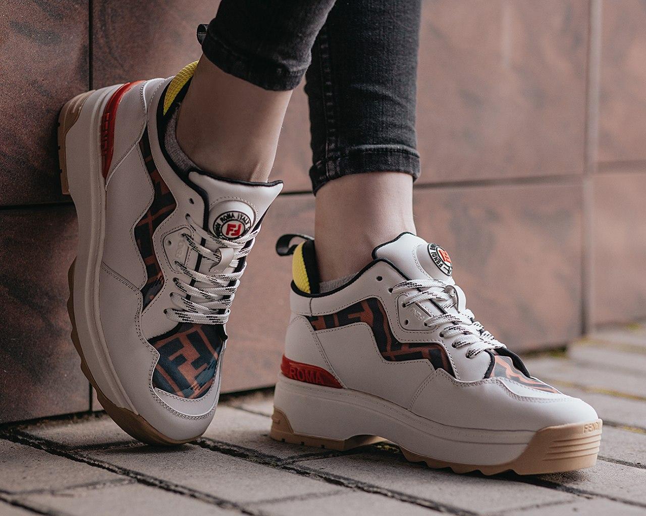 fendi t rex sneakers