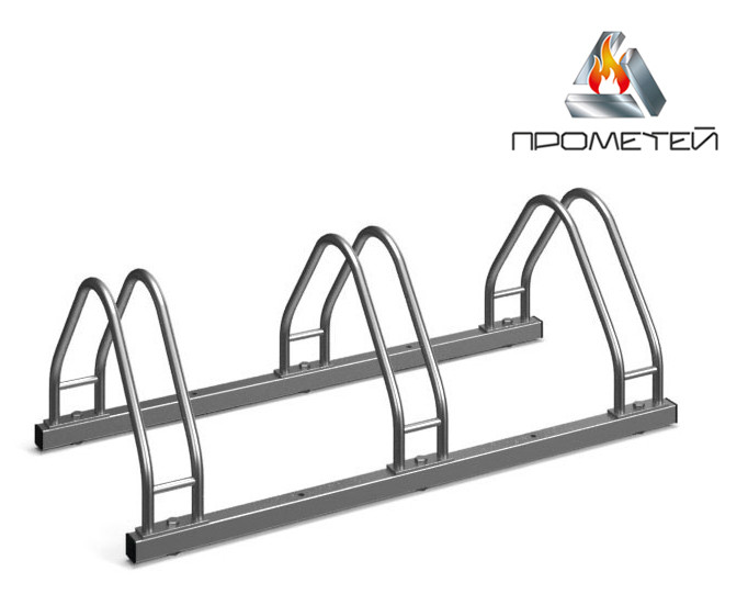 Велопарковка трапецієвидна багатосекційна, 3 секції