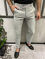Чоловічі штани світло-сірі 18891, фото 1