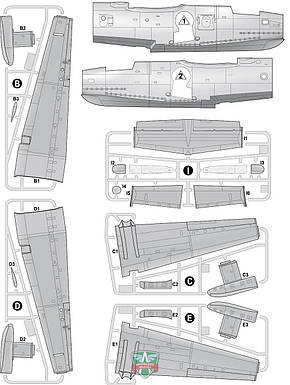 Бериев Бе14 SAR. Збірна модель всепогодного літального човна в масштабі 1/72. MODELSVIT 72039, фото 2