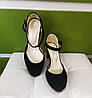 STTOPA 36-24 см. Туфлі шкіряні. Каблук 6 див. С7-30-36-6 Чорні, фото 3