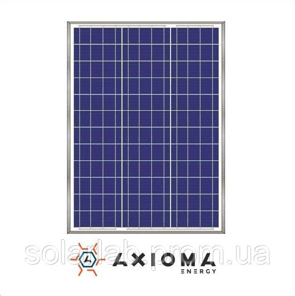 AXIOMA energy Сонячна батарея (панель) 50Вт, полікристалічна AX-50P, AXIOMA energy