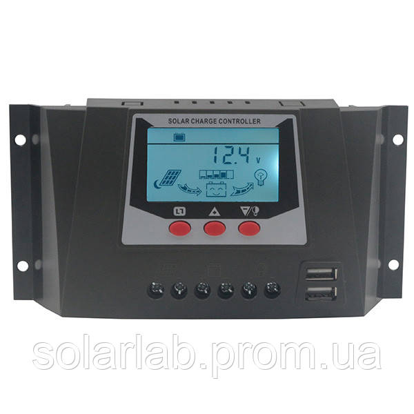 JUTA Контролер 30А 12/24В (Модель-WP3024D PWM), JUTA