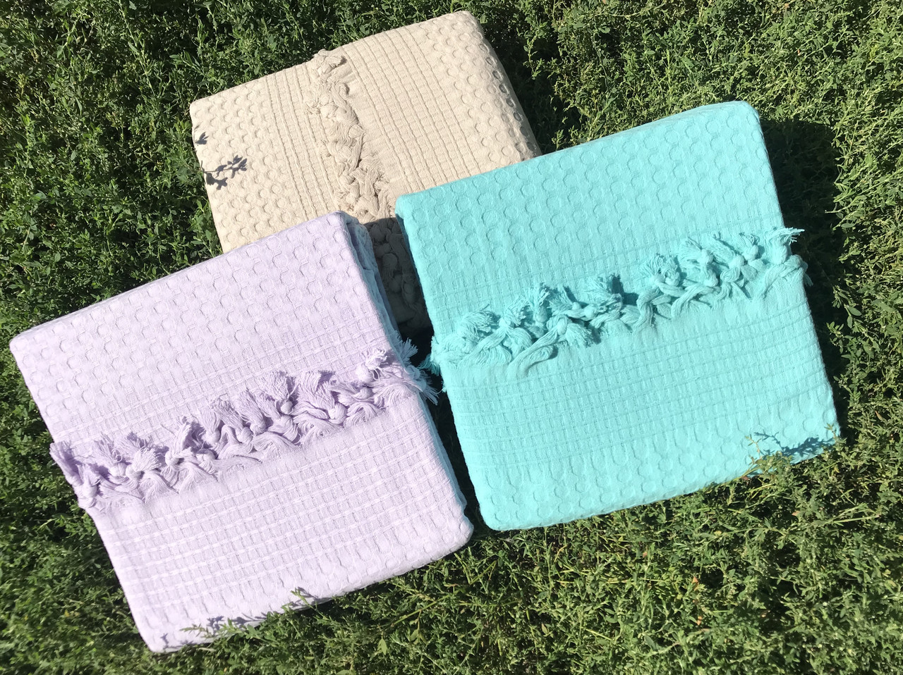 Покривало бавовняне Ayben Туреччина (220х240), забарвлення в асортименті, фото 1