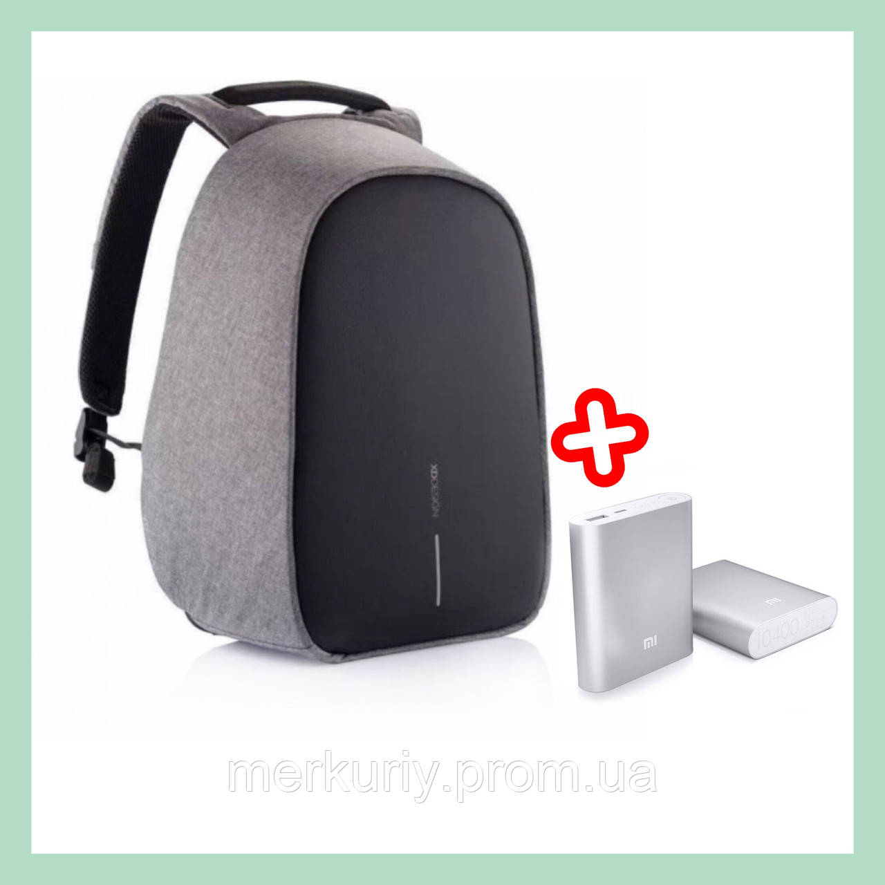 Шкільний рюкзак протикрадій Bobby з USB портом XD design