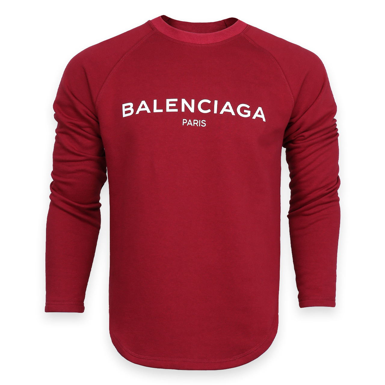 Світшот чоловічий бордо BALENCIAGA з лого Р-2 BOR XL(Р) 20-510-201
