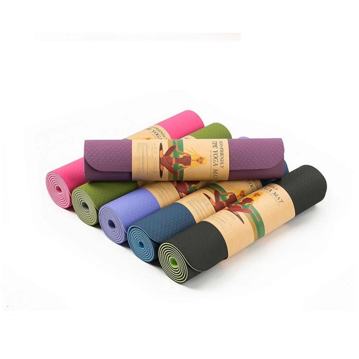 Килимок для фітнесу, йоги TPE Yoga Mat (рр. 183см*61см*6мм)