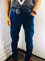 Мужские джинсы P.R.G. 8063-3 синие 30