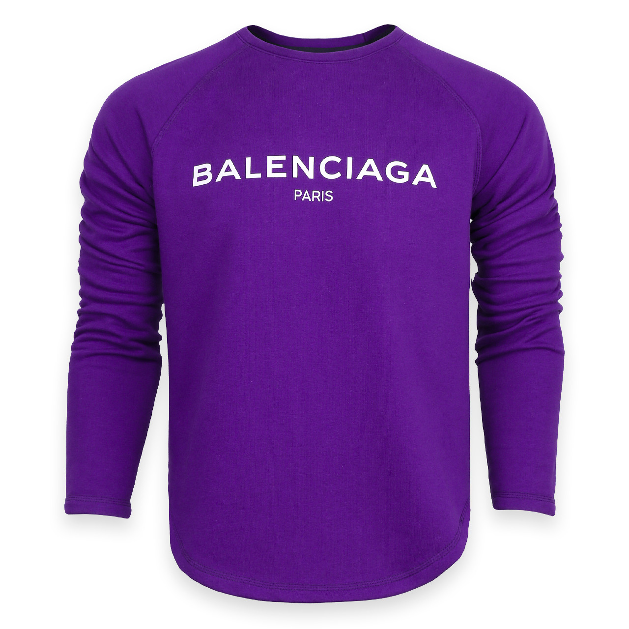 Світшот чоловічий фіолетовий BALENCIAGA з лого Р-2 PUR XL(Р) 20-510-201