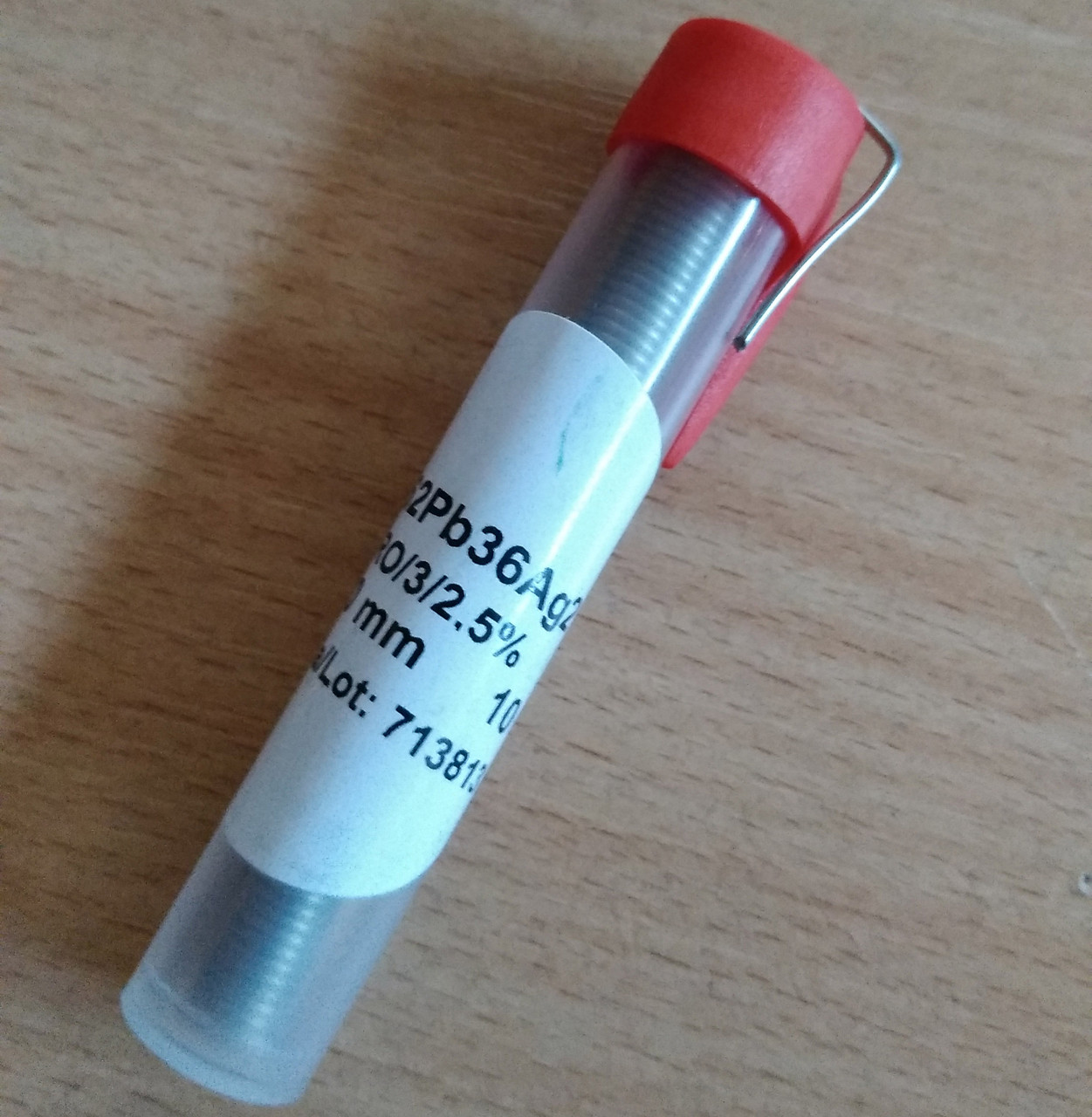 Припой для пайки с серебром Cynel PRO Sn62/ Pb36/ Ag2/ 10гр (1мм ...