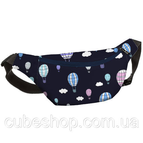 Сумка на пояс бананка BUMBAG "Водушні кулі"