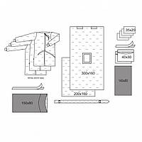 Комплект одежды и операционных покрытий для лапароскопии № 1/В «Славна®» стерильный