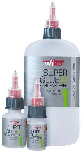 Спеціальний цианакрилатний клей WIKO Super Glue 25, (20 мл)