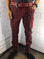 Чоловічі джинси P.R.C. 8063 бордові 29-36