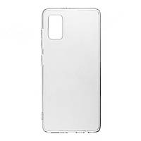 Прозрачный силиконовый чехол на Samsung A41 (A415) Transparent (ARM56503)