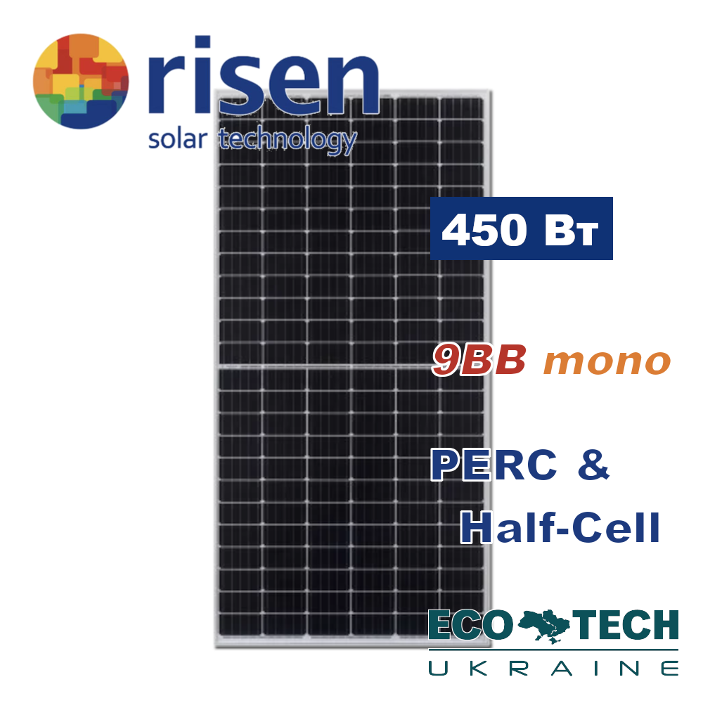 Сонячна панель Risen RSM144-7-450M 450 Вт