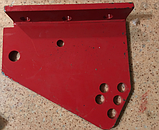 Пластина кріплення верхня стійки корпусу плуга Kverneland KK083660 KK083660R A133634794, фото 9