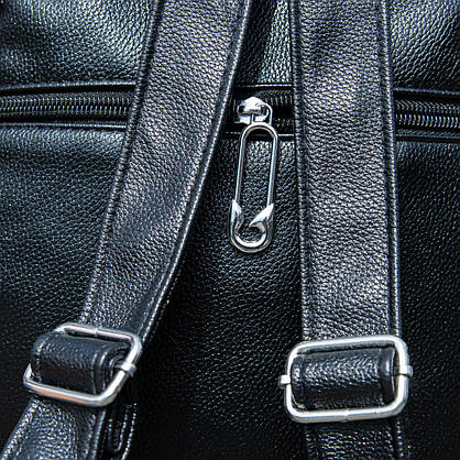 Рюкзак міський, шкільний з екошкіри, фото 5