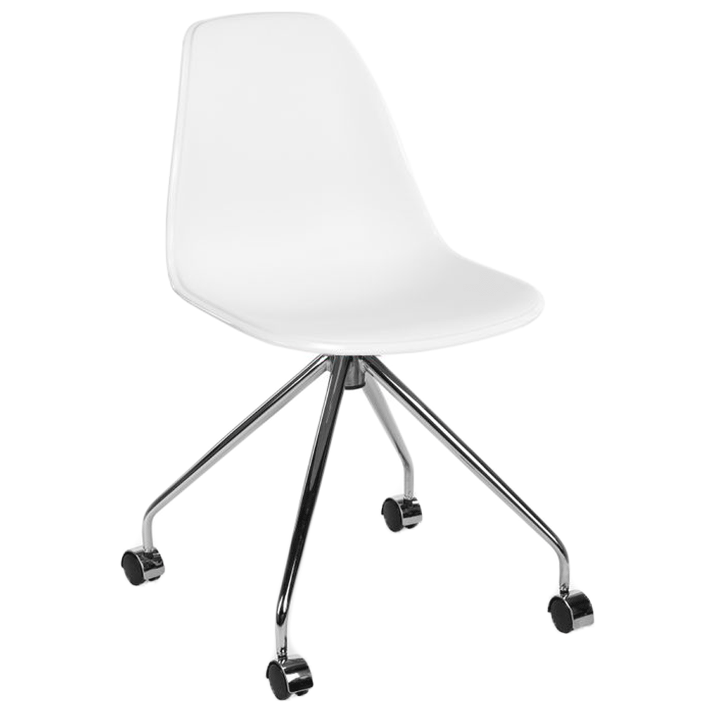 Стілець Tilia Eos-O ніжки металеві біла слонова кістка - біла слонова кістка, фото 1