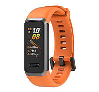 Силиконовый ремешок Primo для фитнес браслета Huawei Band 4 - Orange