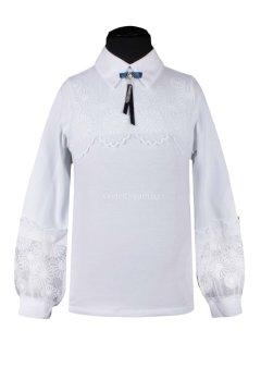 Ошатна шкільна блузка для дівчинки Colabear Туреччина 184706 Білий 116 см  ⁇  Шкільна форма для дівчаток