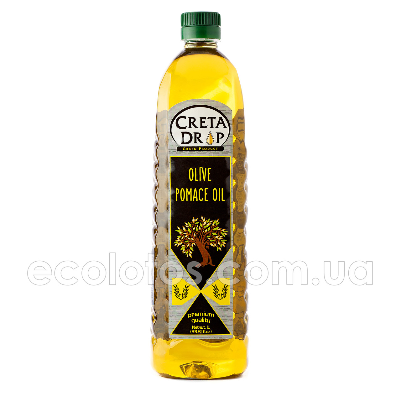 Оливкова олія "Creta Drop" Pomace ПЕТ 1 л, Греція, фото 1