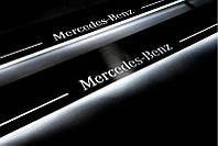 Накладки на пороги с подсветкой для Mercedes-Benz ML W164 (2005-2011)