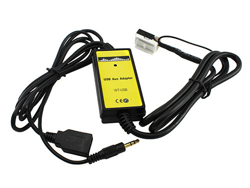 USB AUX MP3 WAV адаптер для магнітоли Audi, VW, Skoda, Seat