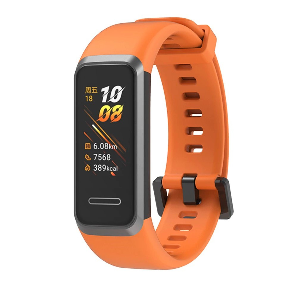 Силіконовий ремінець Primo для фітнес браслета Huawei Band 4 - Orange