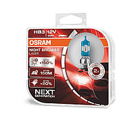 Галогеновые лампы Osram NIGHT BREAKER LASER HB3 +150%