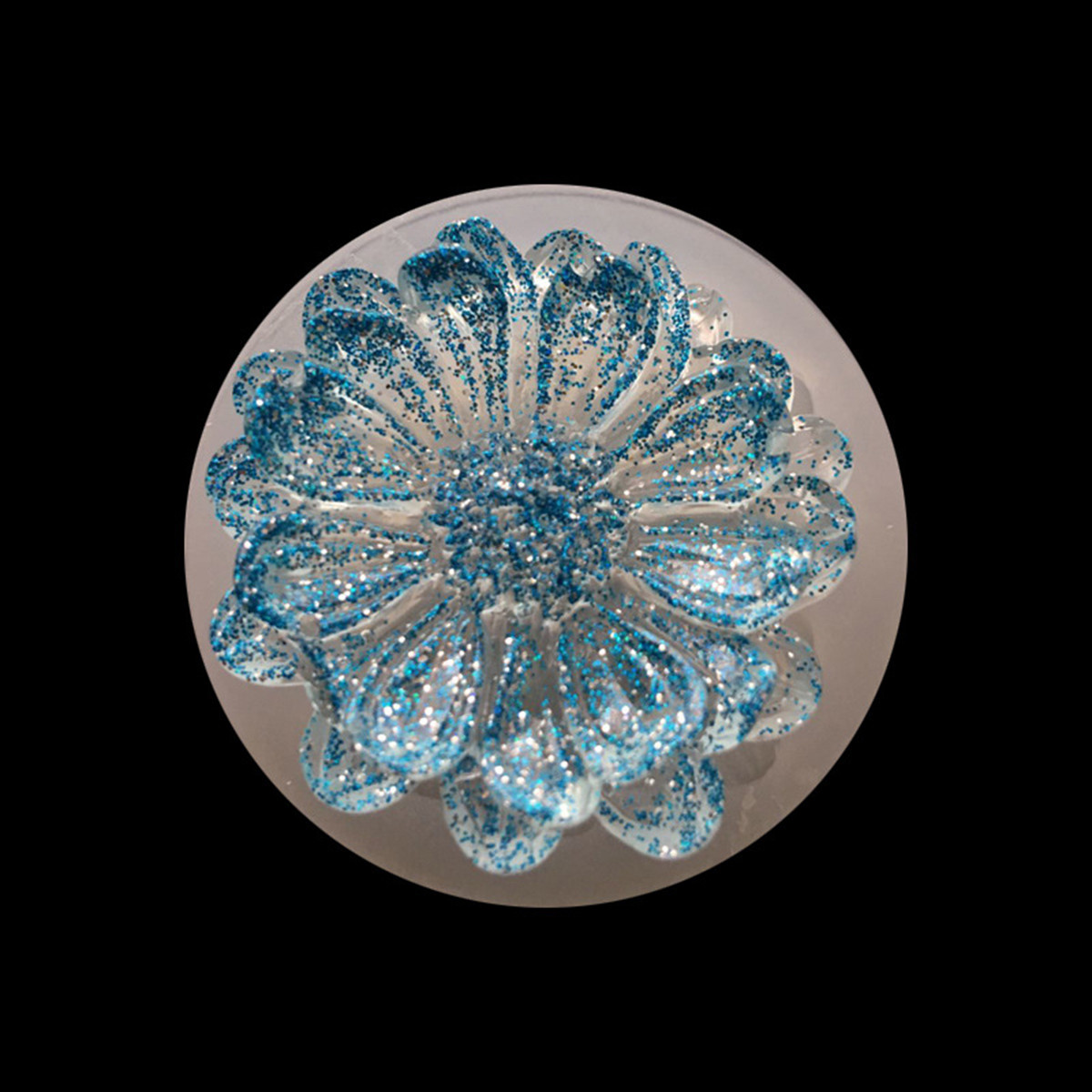 Форма для епоксидної смоли Finding Молд квітка Білий Силіконовий 4.3 см діаметр 20113347