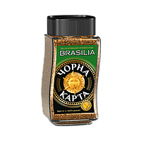 Чорна карта Brasilia розчинна кава 190 г