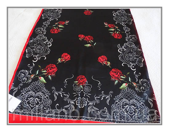 Подвійний Шарф Valentino шовк, фото 2