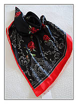 Подвійний Шарф Valentino шовк, фото 2