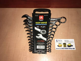 Dk-st-12 Набір ключів комбінованих 6-22мм, 12 пр., пластик