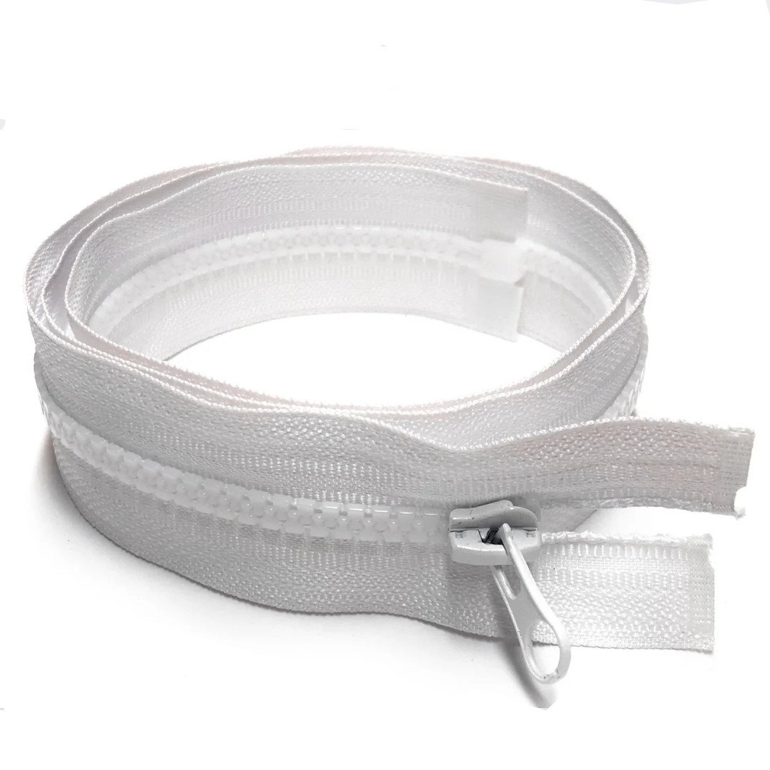 Блискавка тракторна біла 60см.