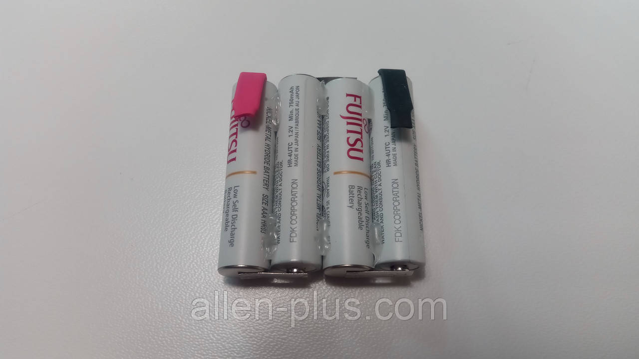 Акумуляторна збірка 4.8 V Fujitsu AAA 750 mAh x4 (Батарея АААХ4, 4.8 V)